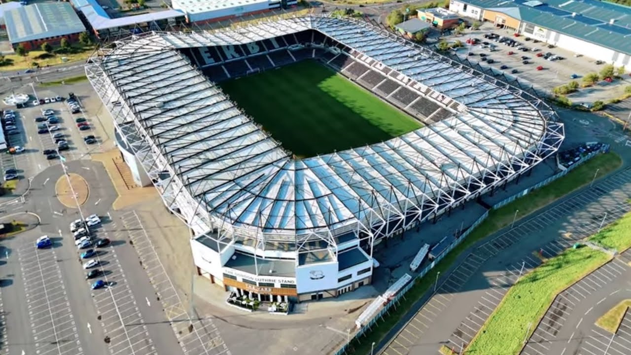 Derby County Pride Park by Drone