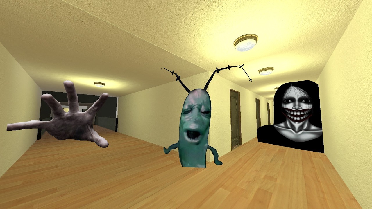 MY NAME IS PLANKTON HAND 1 AND YYY CTP ALLIHO IN LIMINAL HOTEL GMOD #Gmod_Rakib #Nextbots