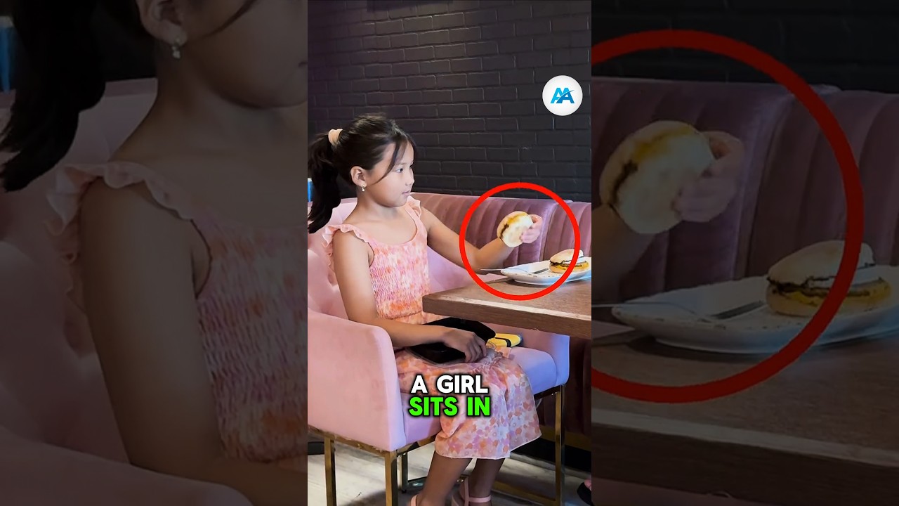 A little girl's touching act melts hearts #respect #kindness