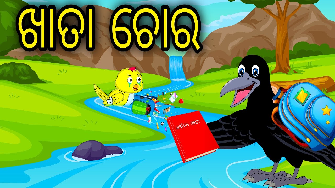 Khata Chora |Odia Cartoon|Odia Bird Stories|Odia Chadhei Gapa|Odia Moral Story|Odia Gapa
