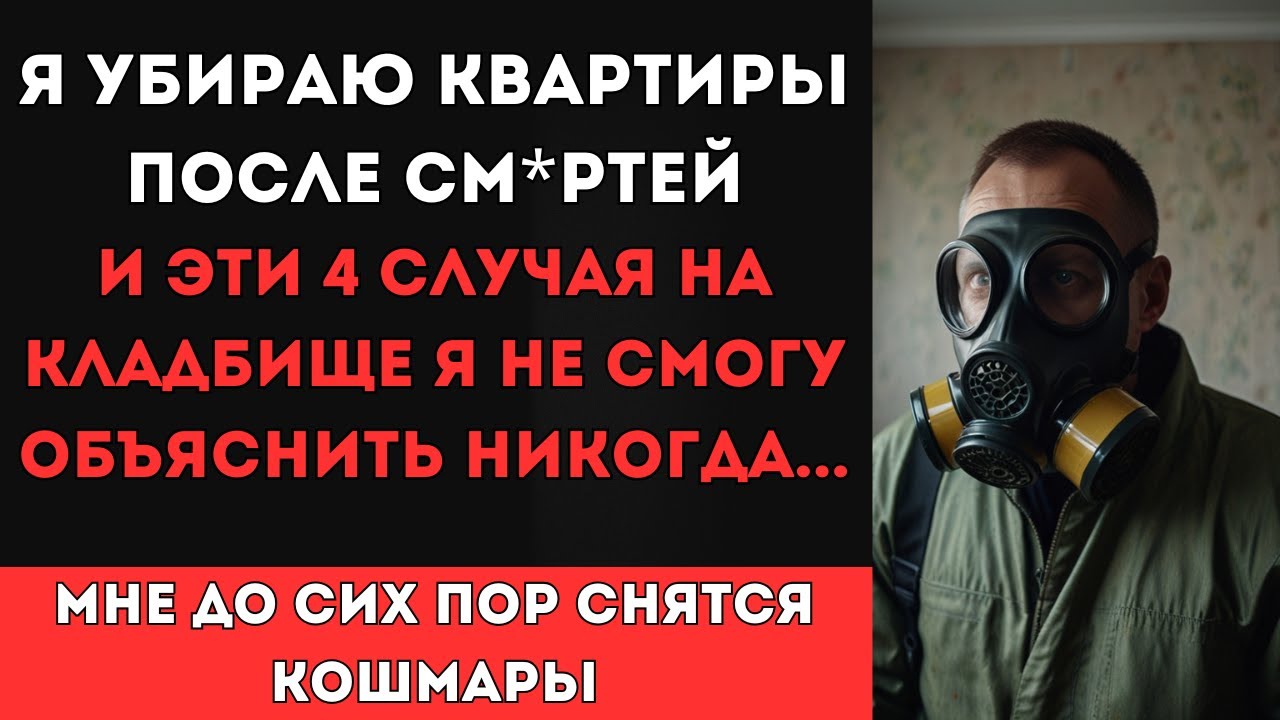 Я убираю квартиры после СМ*РТЕЙ и ЭТИ 4 СЛУЧАЯ на работе я не смогу объяснить никогда...