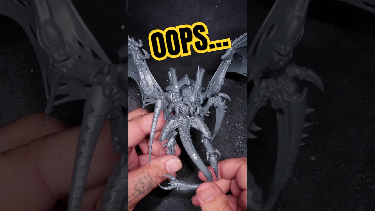 Это был Тиран Улья, это была ОШИБКА #warhammerpainting #тираниды #warhammer40k #40k #космодесантники