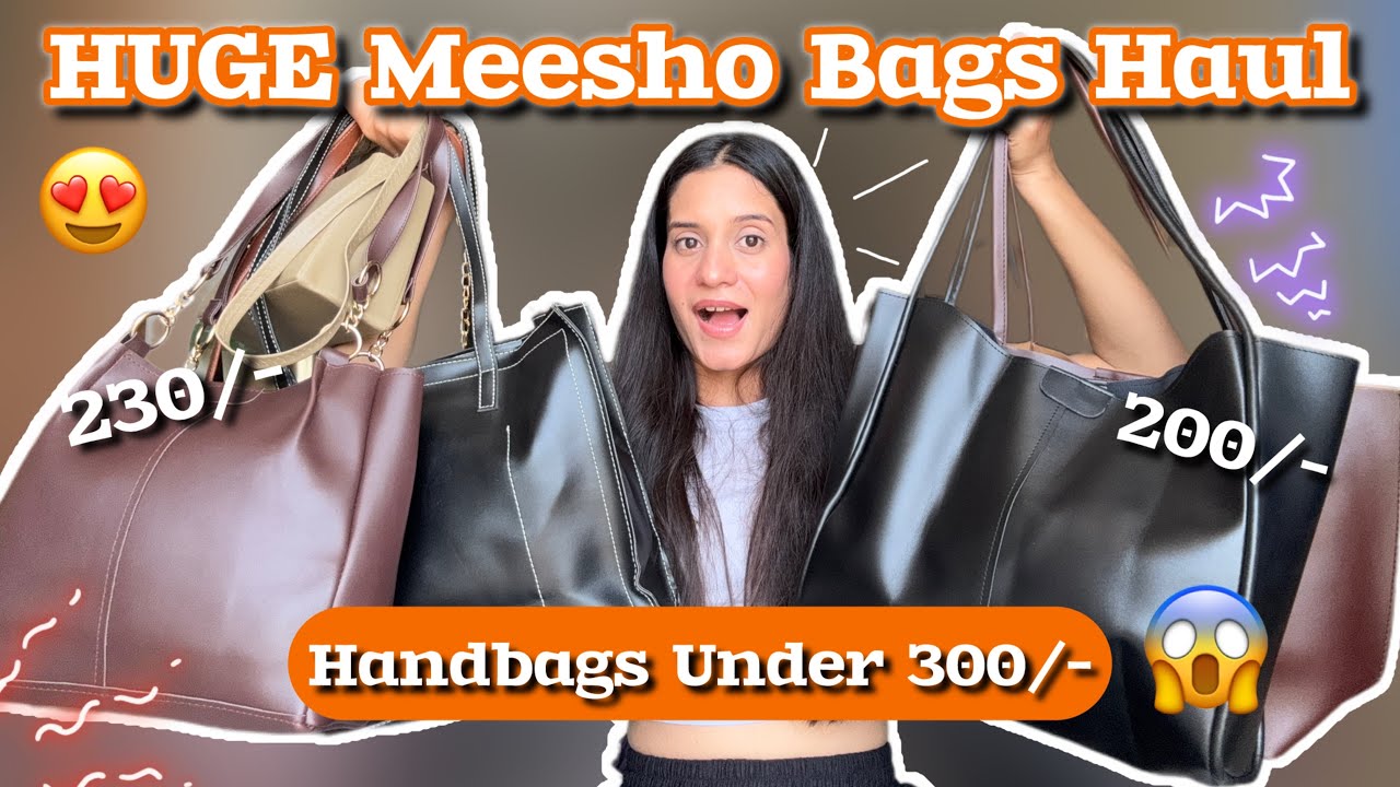 Огромная подборка сумок от Meesho 😍 || Все по цене до 300 рупий 😱 || Модные и доступные сумки #me...