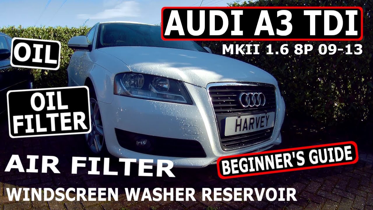 Audi A3 TDI Oil and Filters Change 09-13 1.6 8P (A Beginner's Guide)