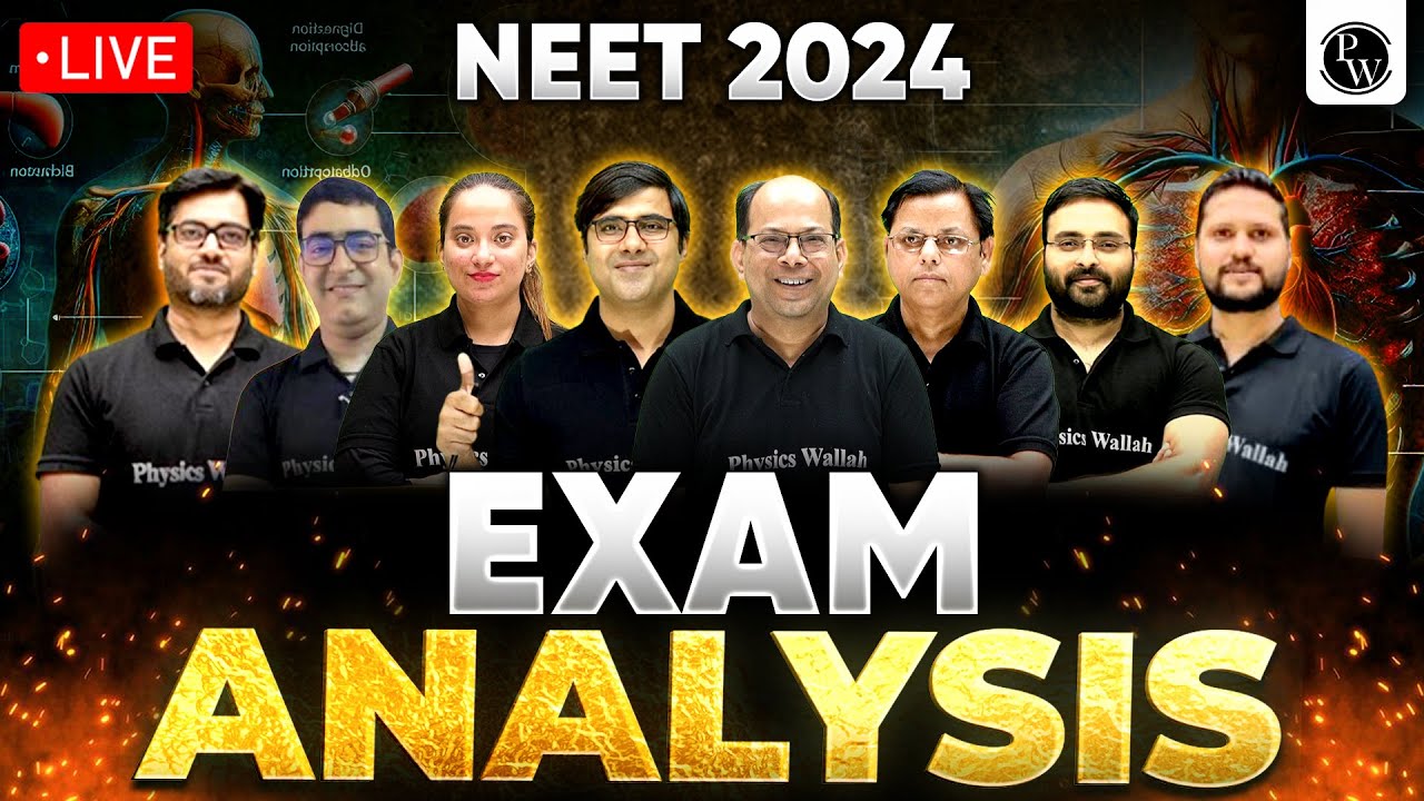 NEET 2024 Live Exam Analysis 🔥|| NEET 2024 Answer Key || PW Vidyapeeth UP #neet2024 #examanalysis