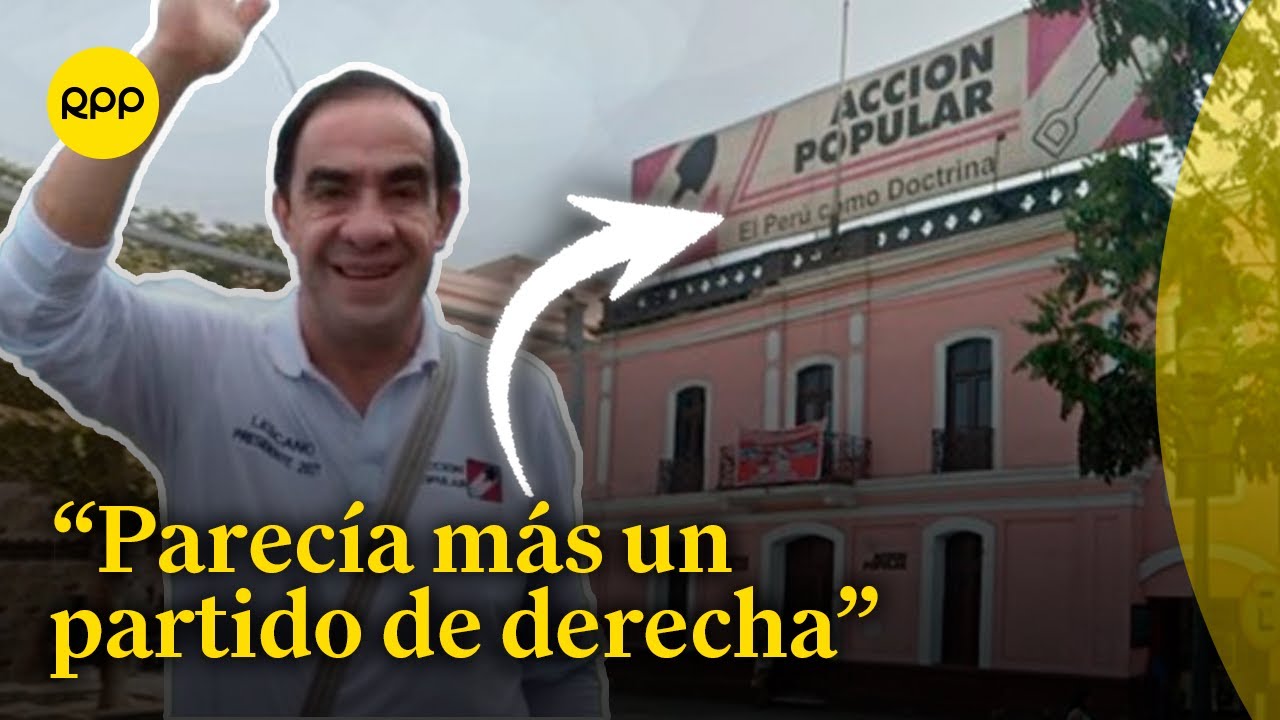 ¿Por qué Yonhy Lescano renunció al partido de Acción Popular?