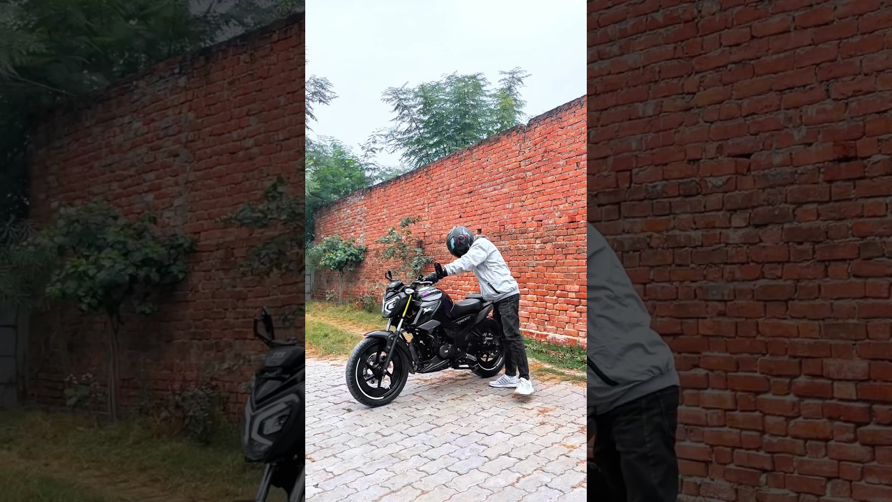 Tvs raider short modified killer look☠️one side love😎 