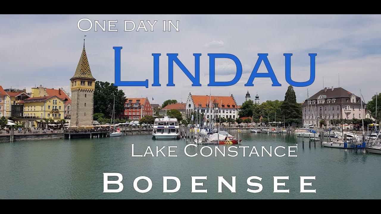 One day in Lindau. Lake Constance. Part 1 Boat trip/Lindau. Bodensee /Линдау. Боденское озеро.