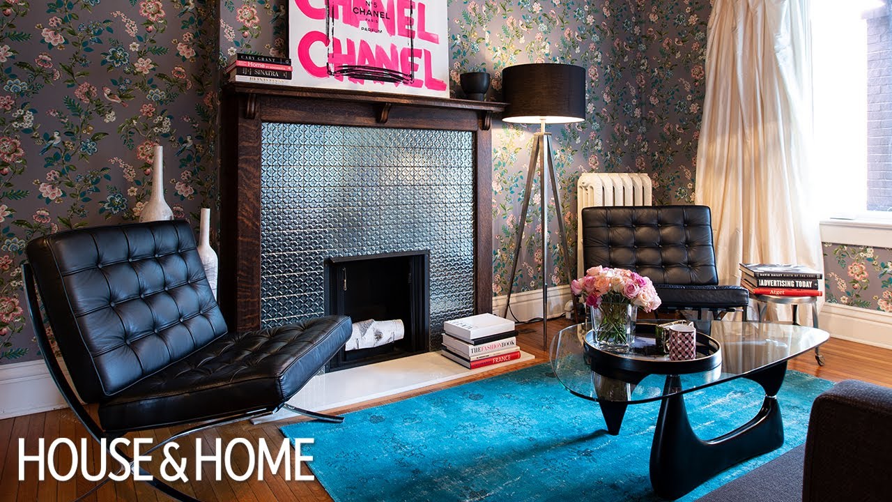 Dark Paint & Floral Wallpaper Elevate This Fashionista’s Toronto Home