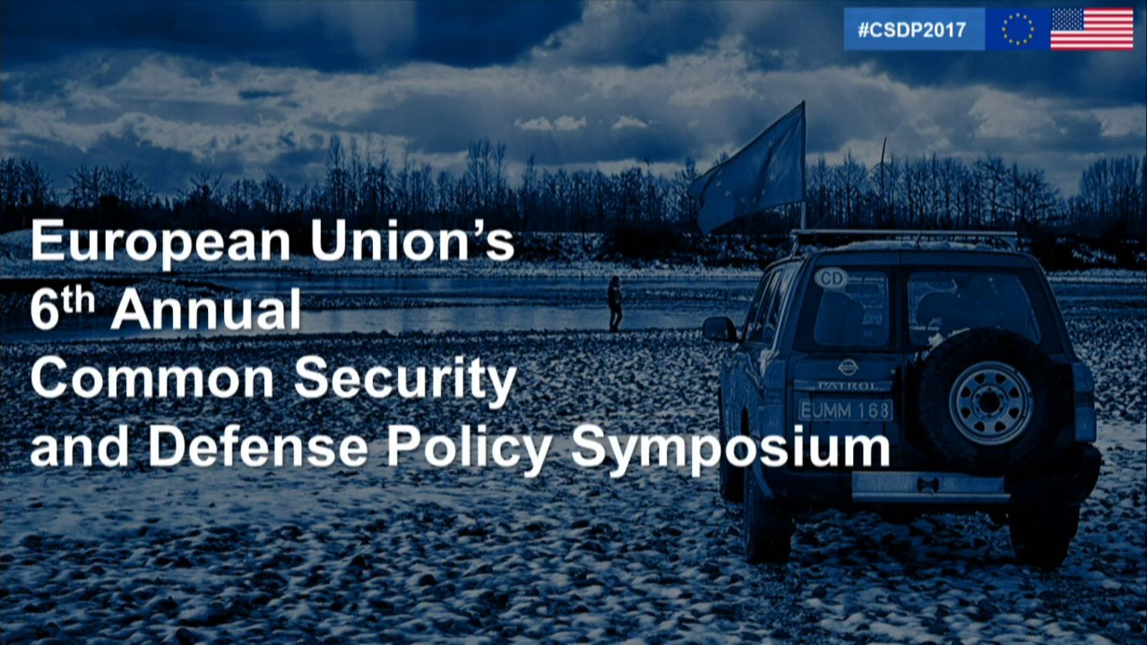 The EU's Common Security and Defense Policy