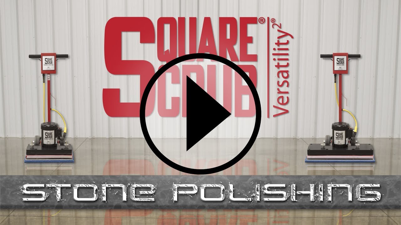 Stone Polishing with Square Scrub and 3M TRIZACT