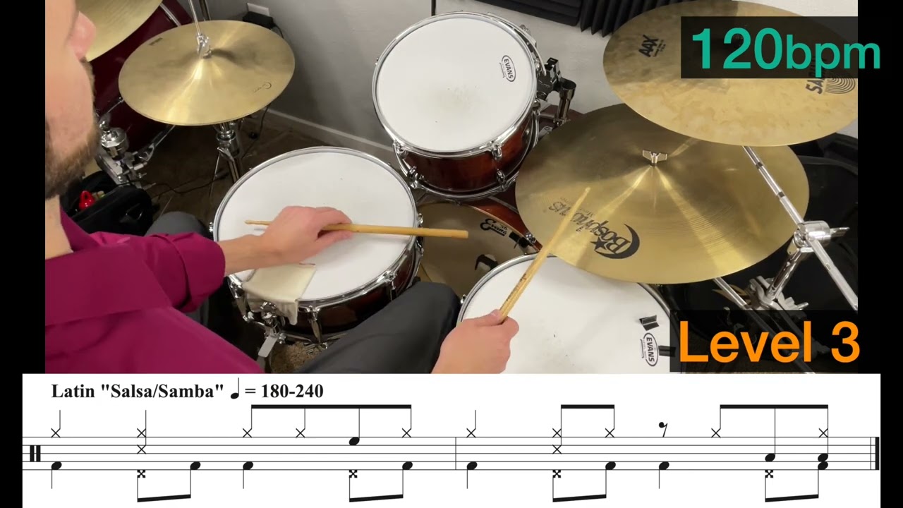 Drum Set Latin Jazz | Generic Groove: Click-Toms