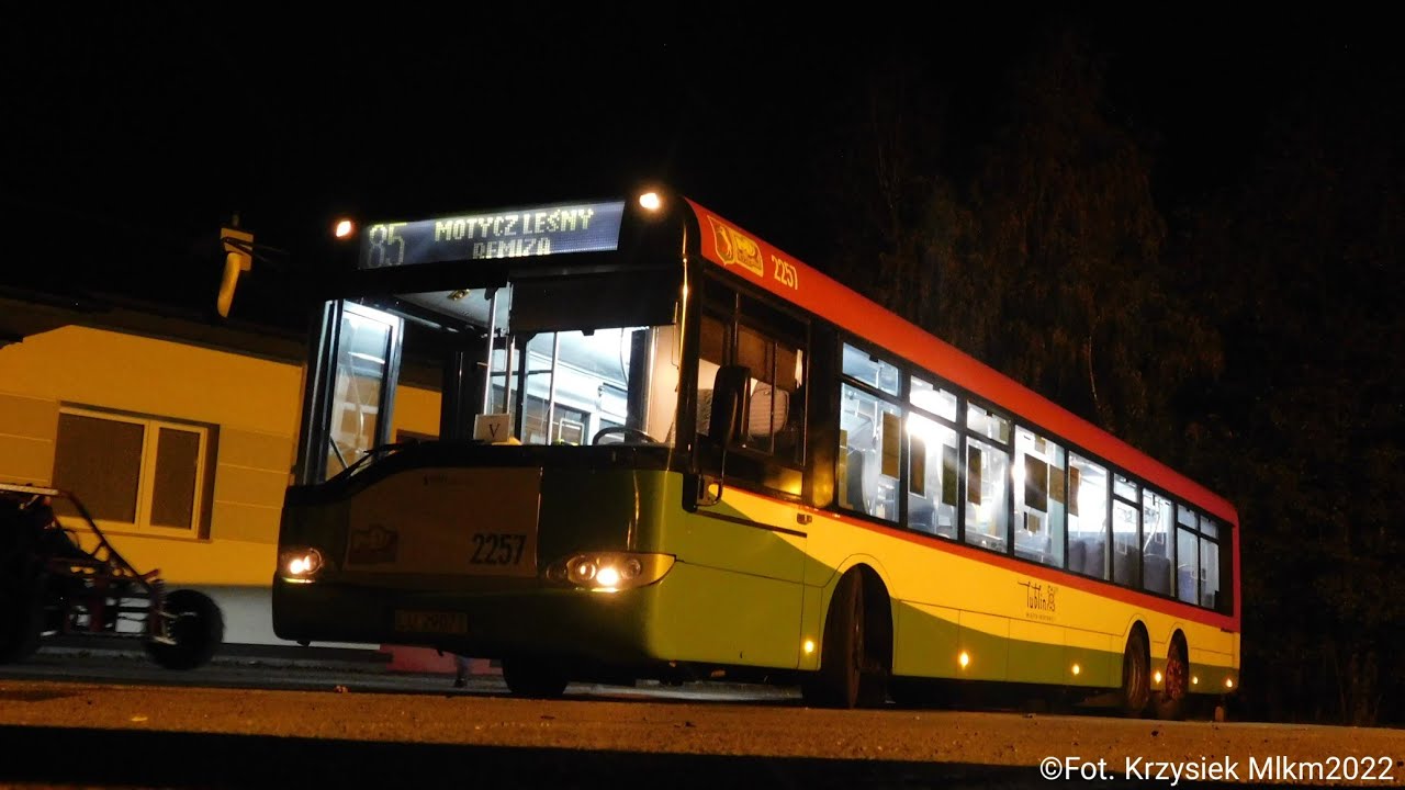 [Cała trasa: Linia 85 WĘGLIN] Solaris Urbino15 I MPK Lublin #2257