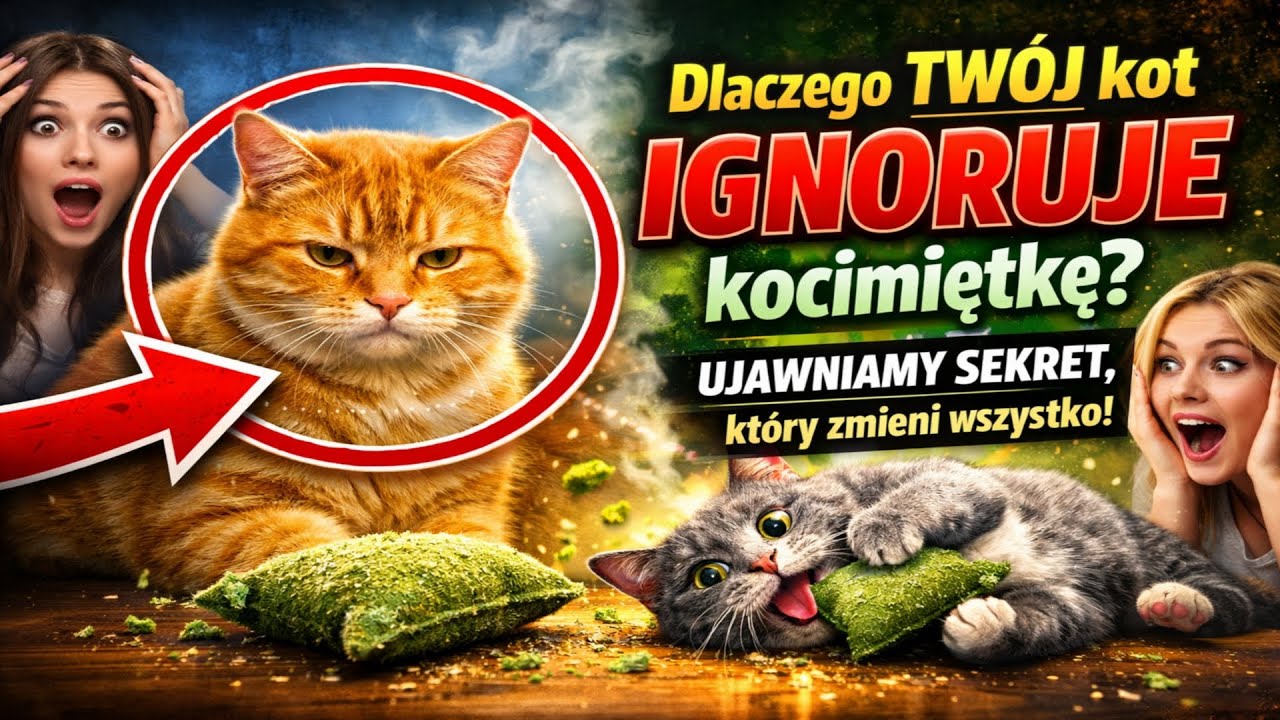 Dlaczego TWÓJ kot IGNORUJE kocimiętkę? 🙀 UJAWNIAMY SEKRET, który zmieni wszystko! 😼