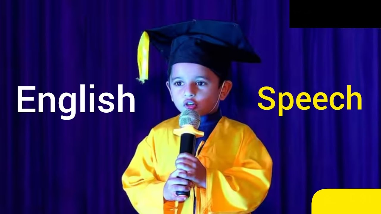 English Speech by Little Champ| Must watch this video  