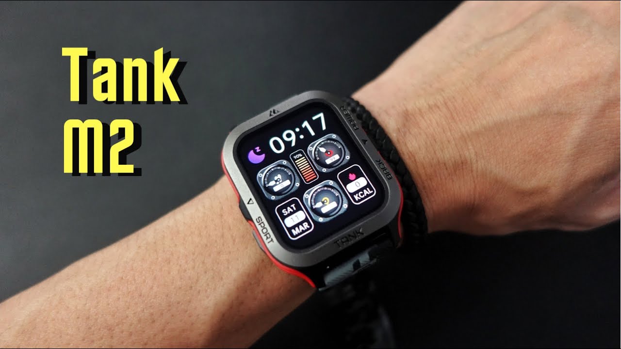 Smartwatch Square dengan build quality bagus solid - KOSPET TANK M2