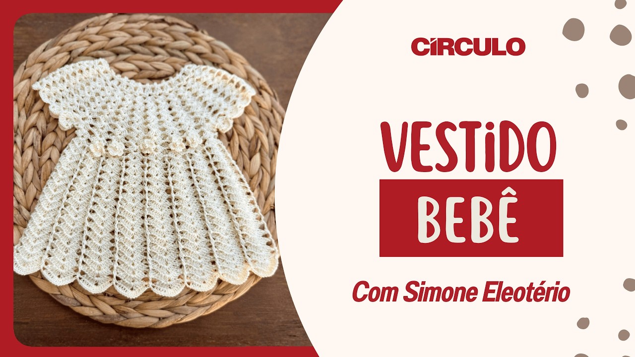 Vestido de bebê Cléa| Simone Eleotério