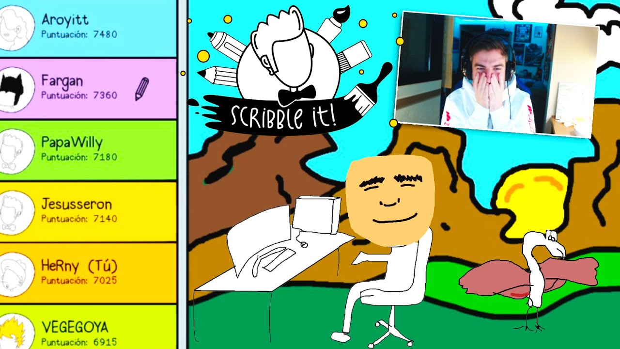 ADIVINA EL YOUTUBER *DIBUJANDO ANDORRA en SCRIBBLE IT*