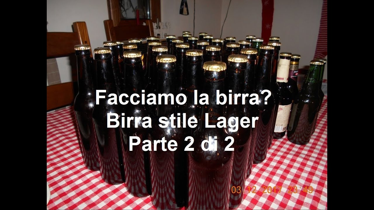 Domozimurgo - Facciamo una Birra Lager da estratto di malto d'orzo - Parte 2 di 2