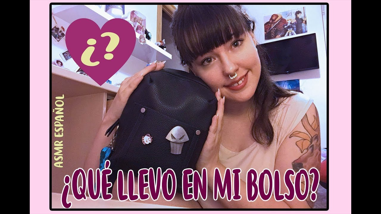 [Rena] ASMR Español - ¿Qué llevo en mi bolso? Quédate a verlo ♥