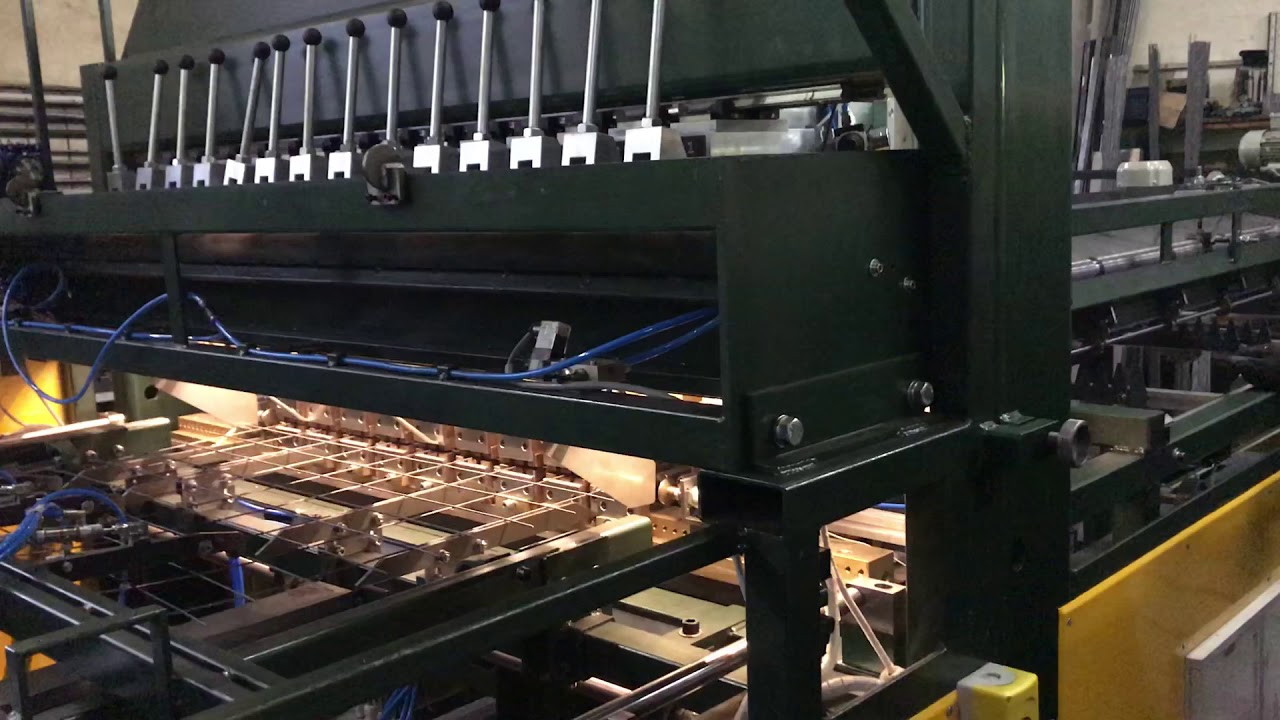 Zgrzewarka wielopunktowa do drutu 1,5x2,0 m 4x80 kVA AC