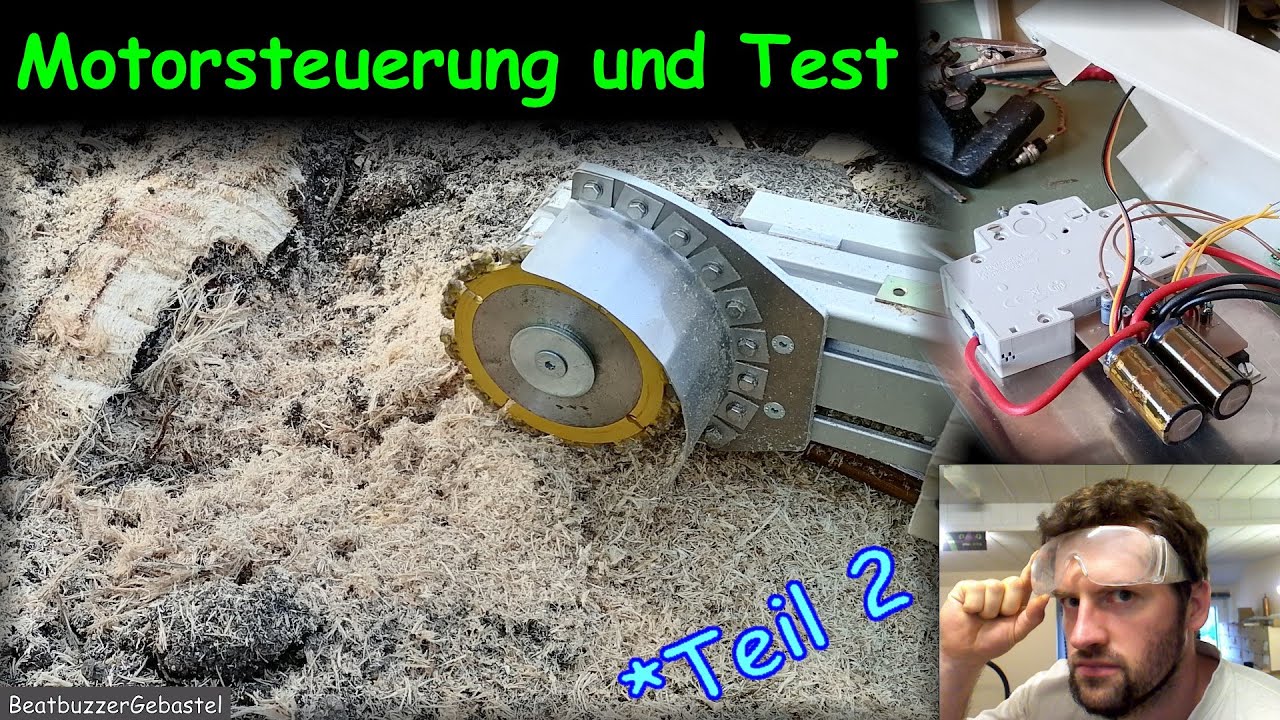 2v2 Eigenbau Baumstumpffräse - dem Erdboden gleich machen
