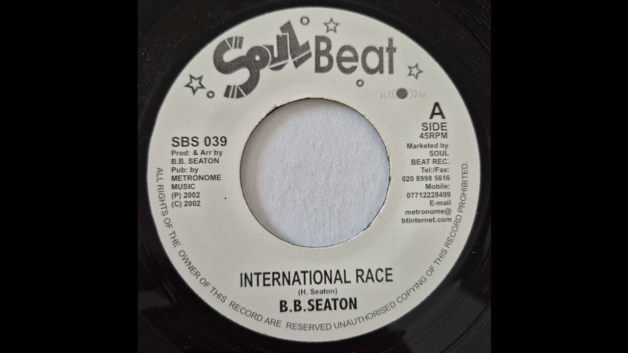 BB Seaton - International Race - Soul Beat 7inch 2002