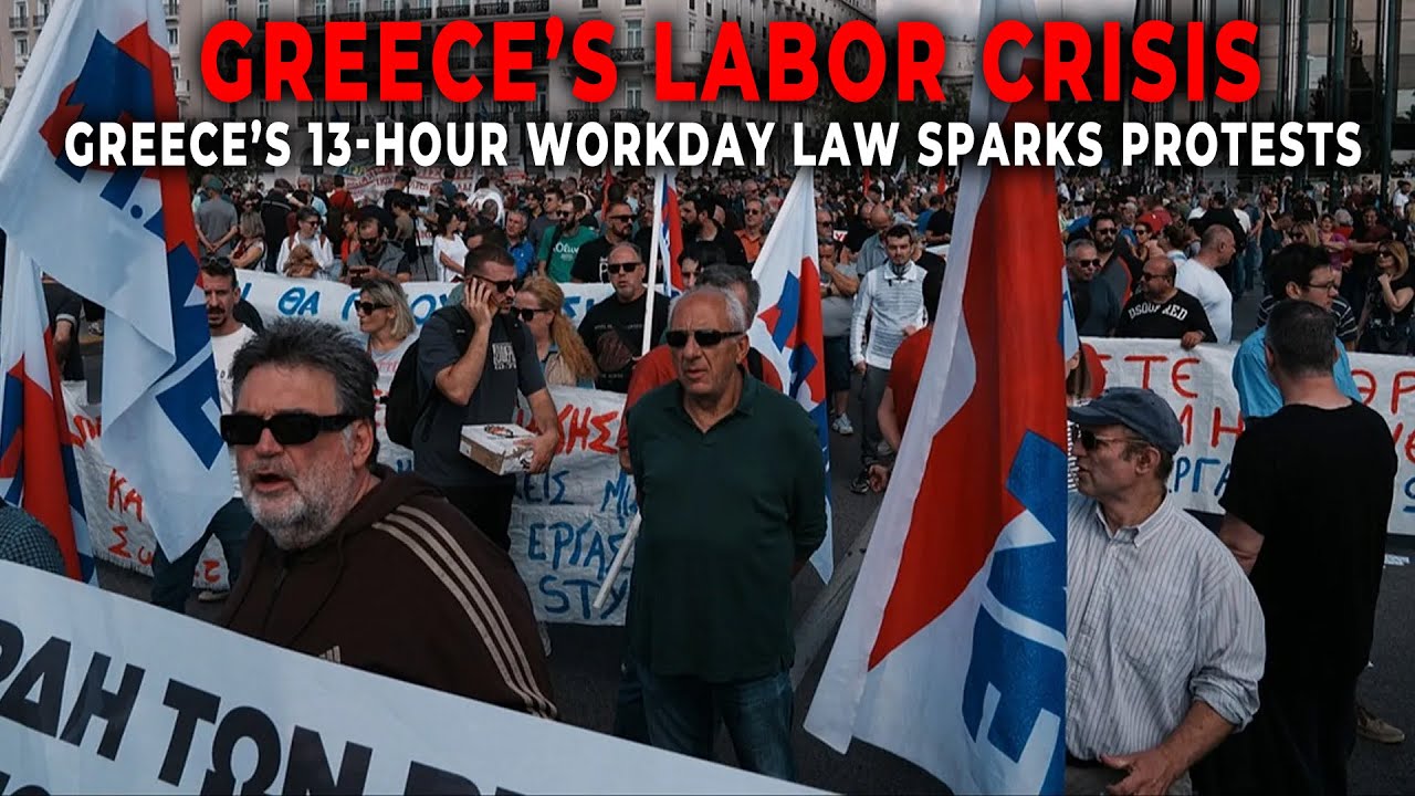 Greece&rsquo;s 13-Hour Workday Law Sparks Protests | Labor Rights Crisis in Europe