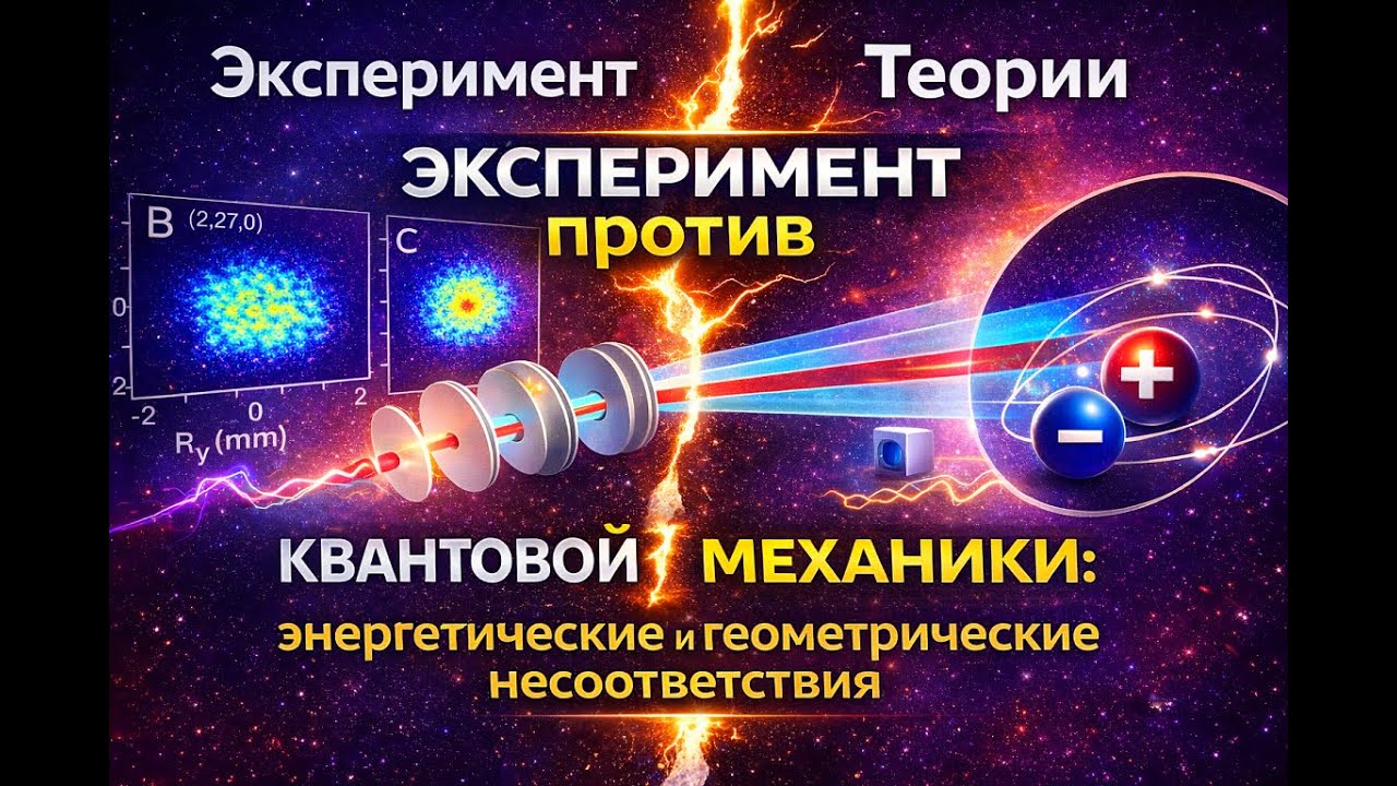 Эксперимент против квантовой механики: энергетические и геометрические несоответствия
