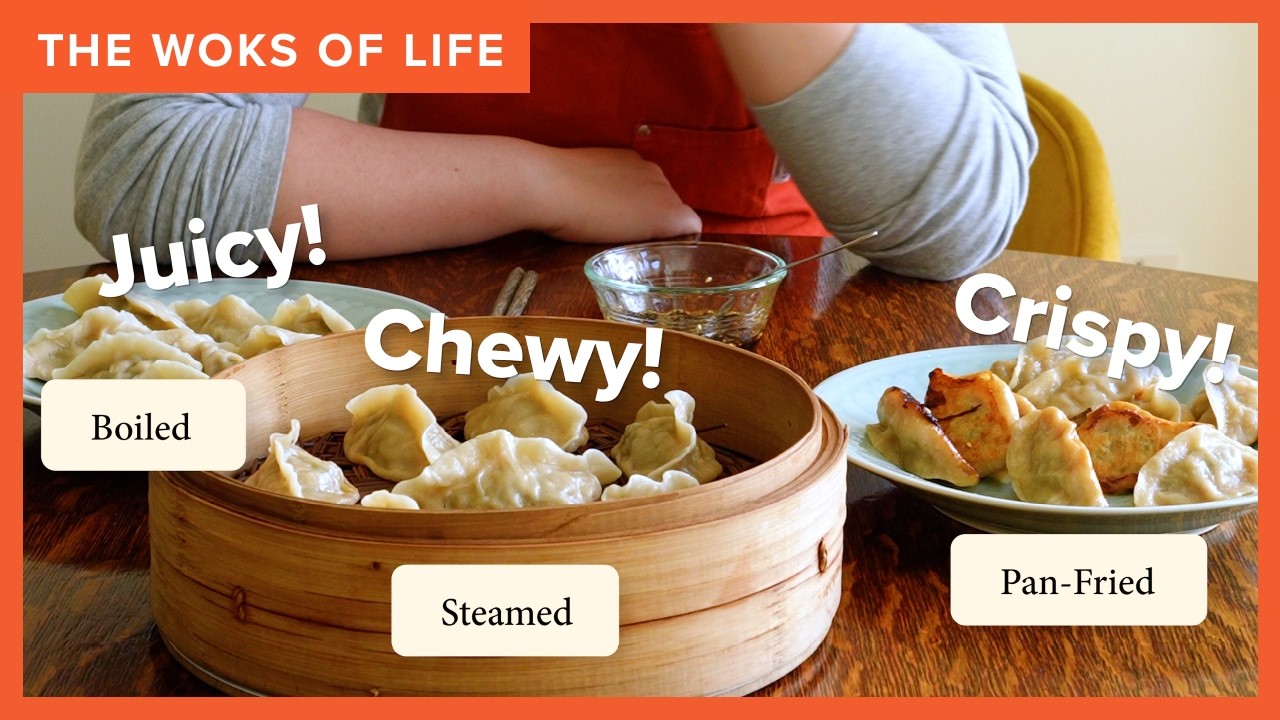 How to Cook Frozen Dumplings | Boil, Steam, Pan fry! | The Woks of Life
