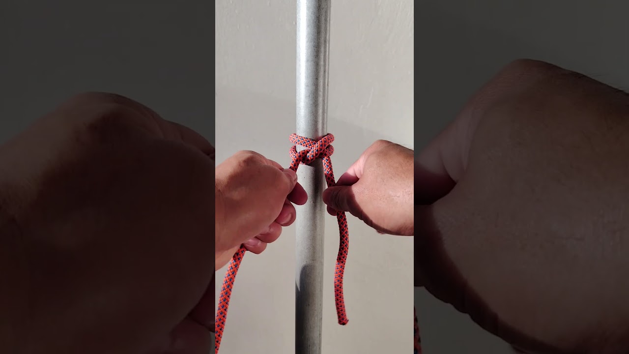 CLOVE HITCH & OVERHAND KNOT 