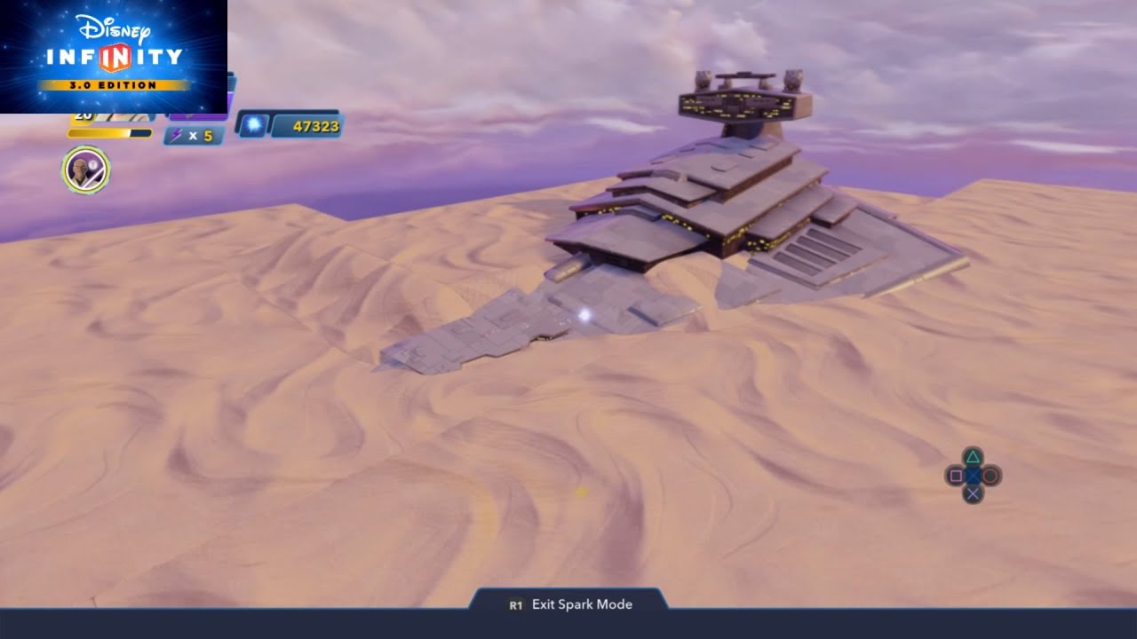 Disney Infinity 3.0 - Create A Crashed Landed Star Destroyer