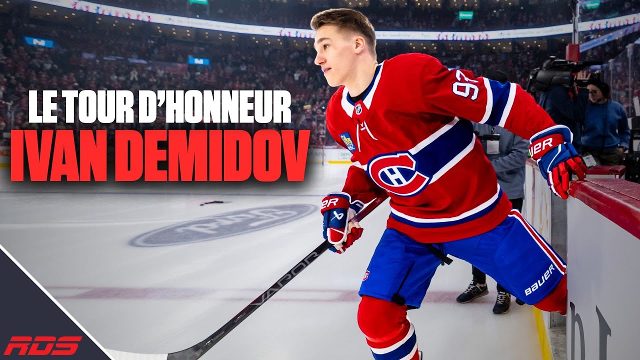 Le tour d'honneur des recrues d'Ivan Demidov au Centre Bell!