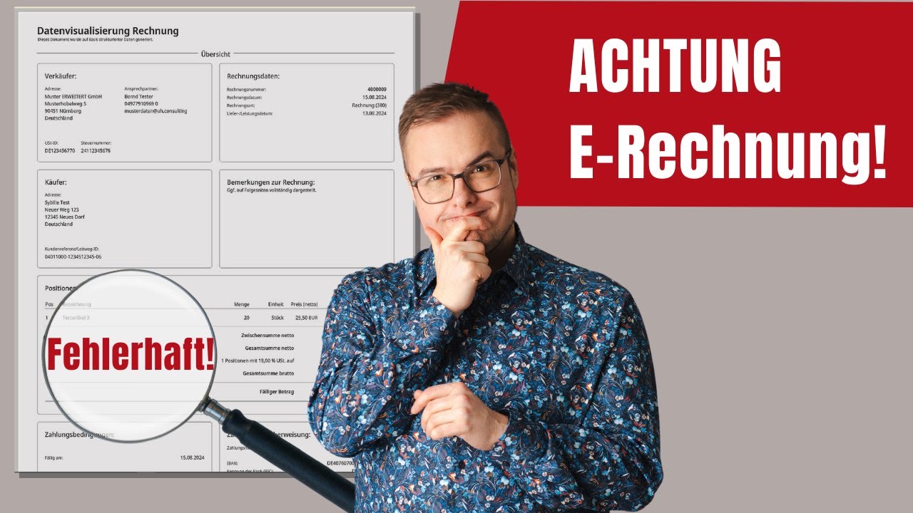 Das musst du beim Buchen von E-Rechnungen beachten (in DATEV Rechnungswesen)