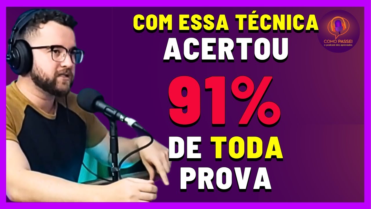 Segredo | Como Ele Quase Gabaritou a Prova do Concurso P&uacute;blico com Essa T&eacute;cnica