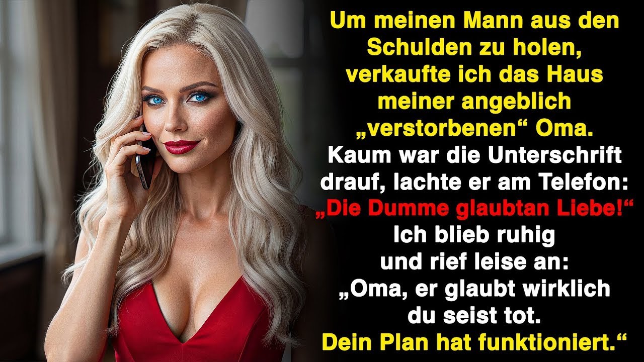 Er zwang mich, Omas Haus zu verkaufen. Er wusste nicht, dass sie lebt – morgen verliert er alles!