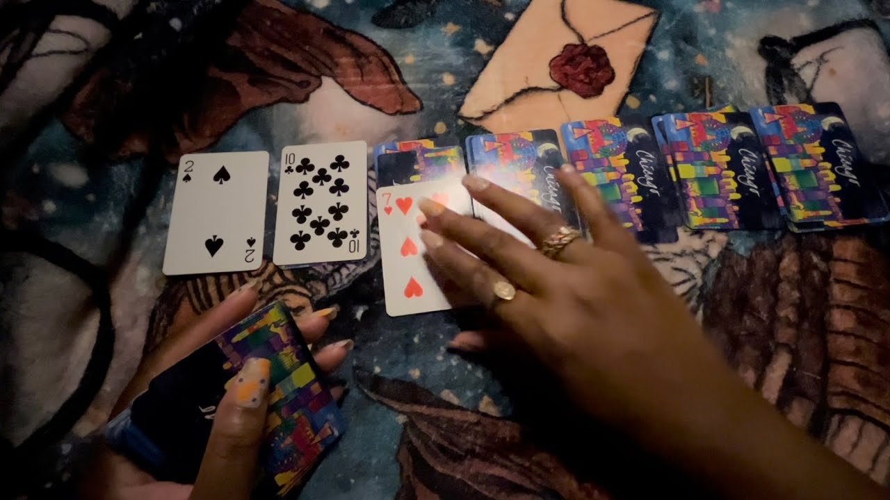 ASMR Solitaire ♣️ and gum chewing (2) story time and number repetition