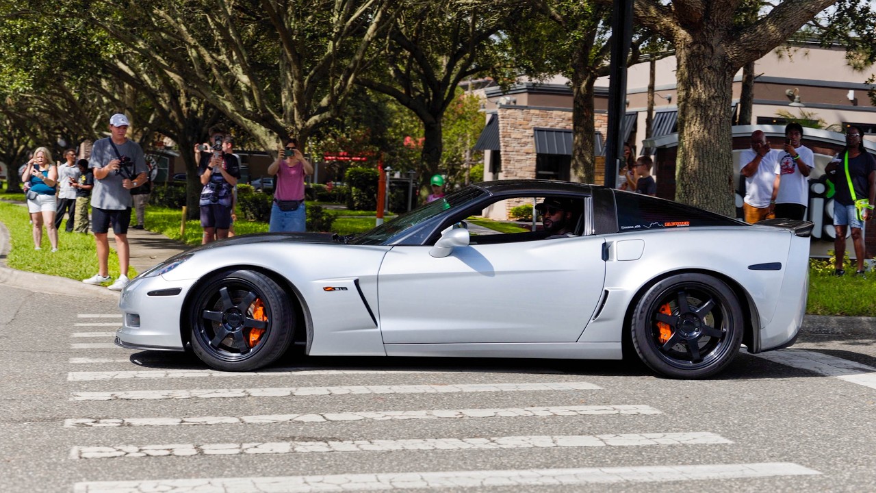 Cars & Coffee Winter Garden | Pullouts and big flybys!! | August 2025