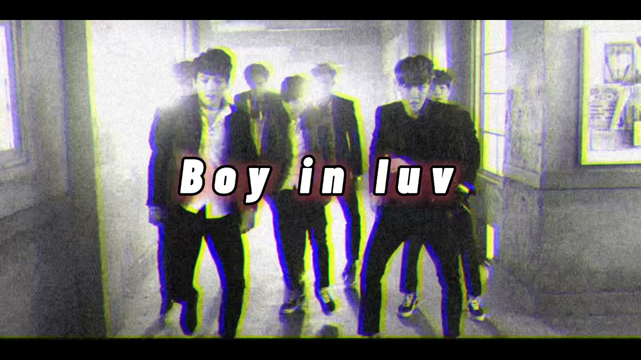 Bts- Boy in luv ( Bass boosted, slowed and reverb)