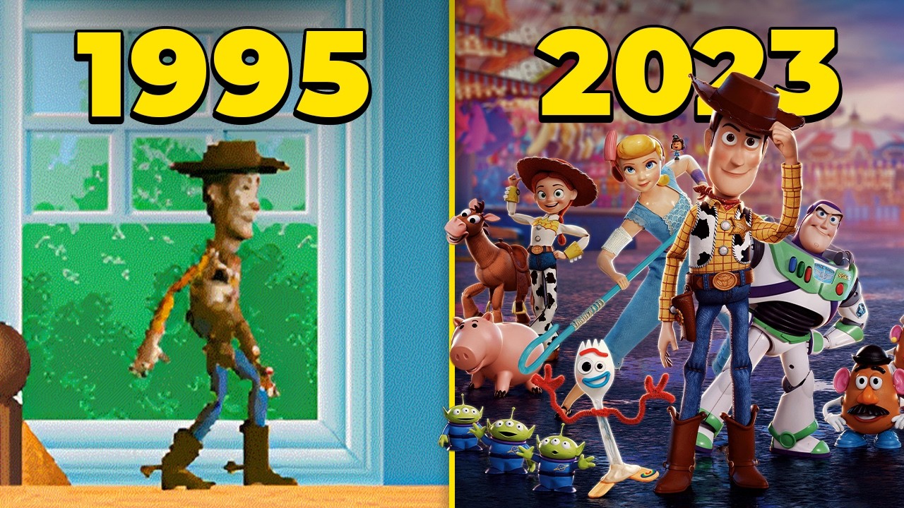 Эволюция игр по мотивам «Истории игрушек» (1995-2023)