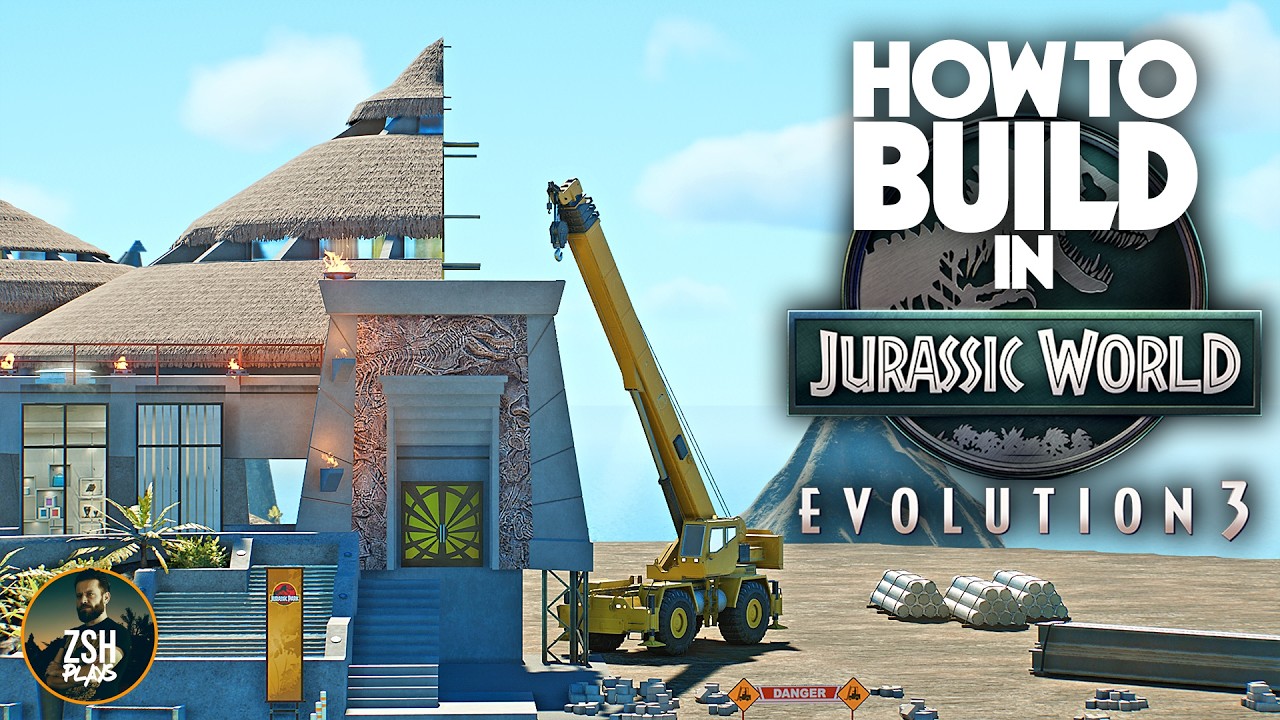 How To Build Piece by Piece in Jurassic World Evolution 3!