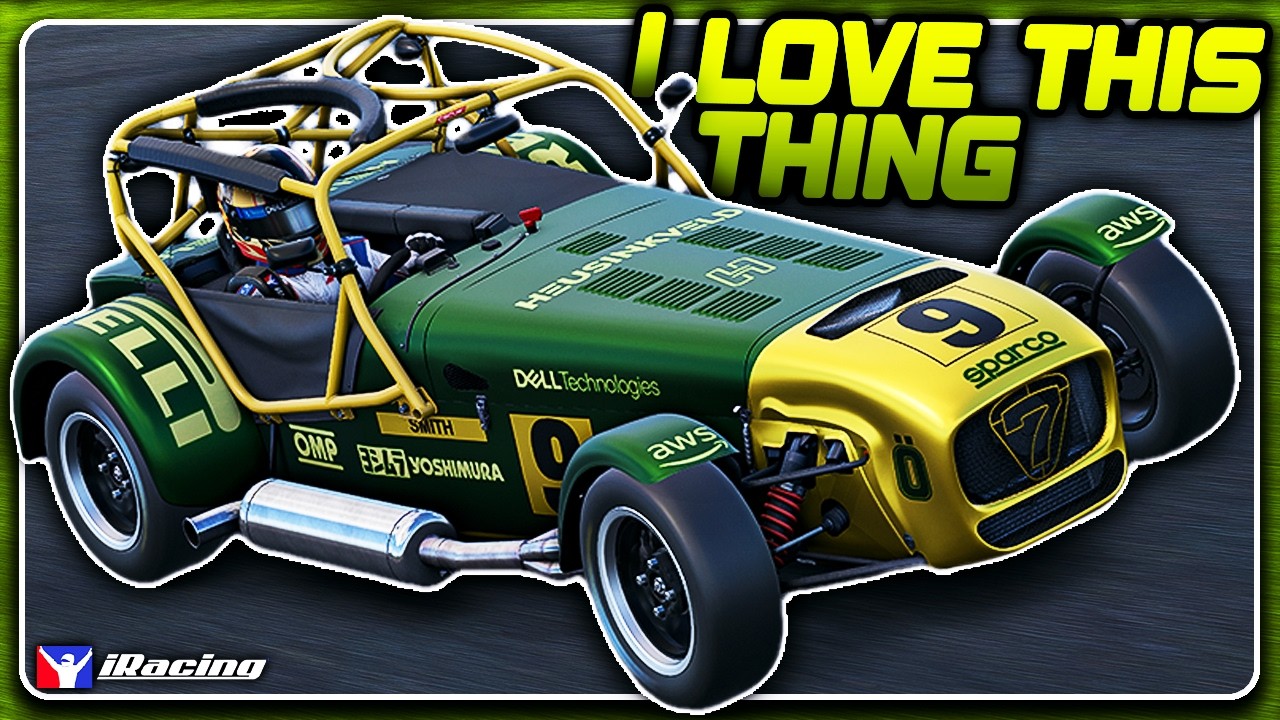 НОВЫЙ Caterham 420R на трассе Snetterton | iRacing Road