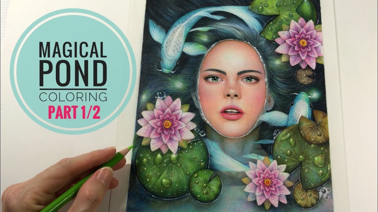 MAGICAL POND - PART 1/2: Portrait & Background Drawing
