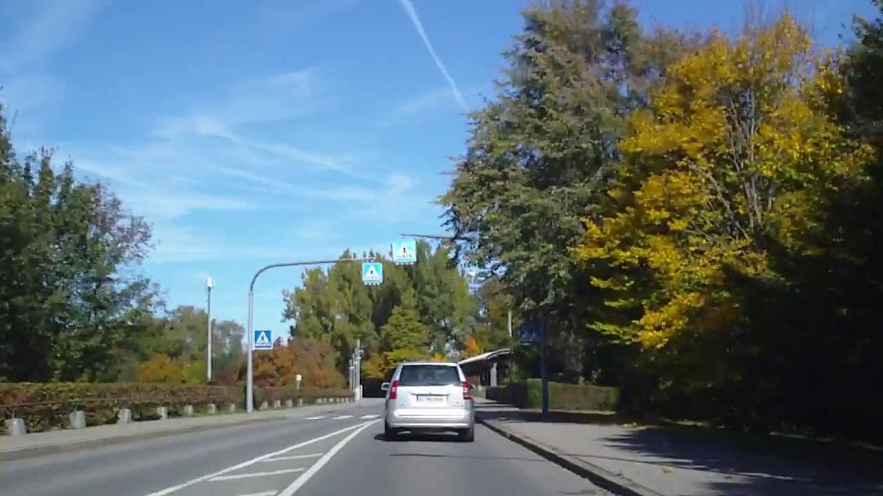Fahrt durch Donaueschingen 1 - Stadt der Donauquelle