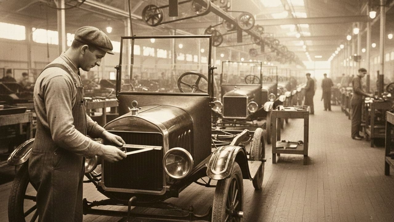 Inside Ford&rsquo;s Model T Assembly Line (1914&ndash;1916) | Mass Production Full Process