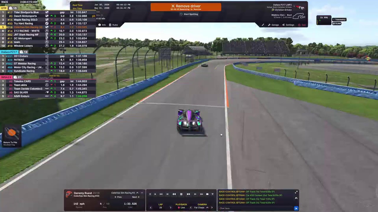 Taking on the IMSA Endurance at Watkins