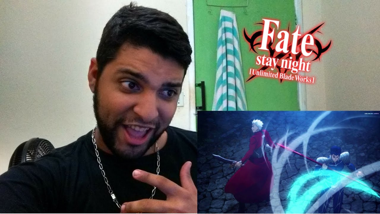 Fate stay night: My First Reaction to Archer vs Lancer Final fight