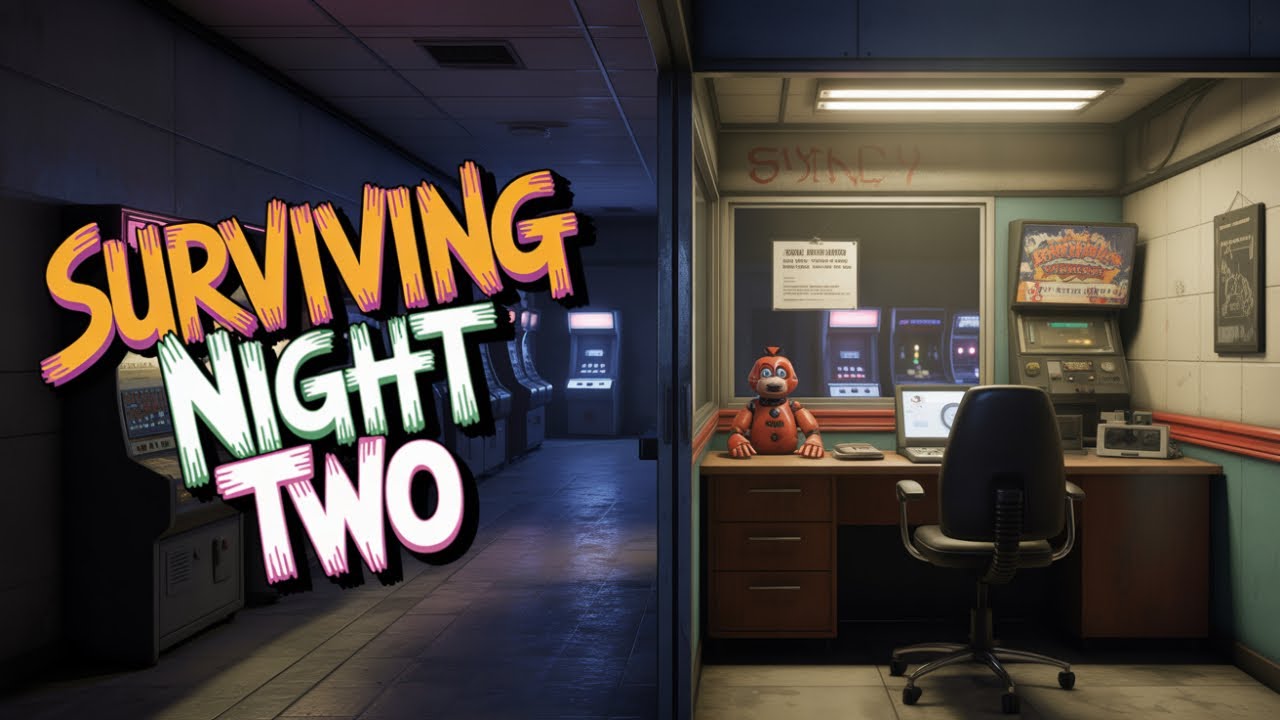 FNAF 2 Night 2 — I Almost Didn’t Beat It 😭