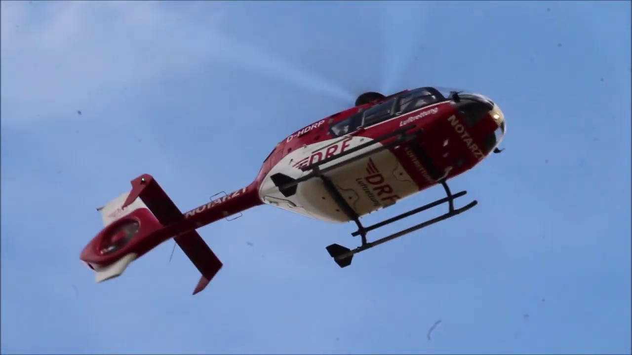 DRF Luftrettung | Landung & Start RTH Christoph 60 | Christoph 70 Vorbeiflug | EC135