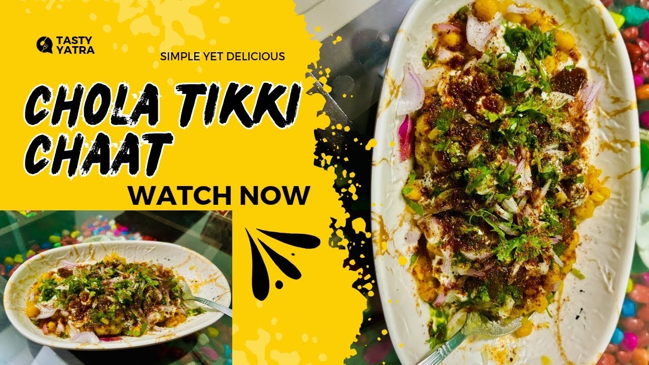 CHOLA TIKKI CHAAT | by Tasty Yatra | #tasty #try